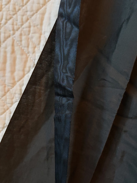 Antique silk apron • c. 1800s - early 20th