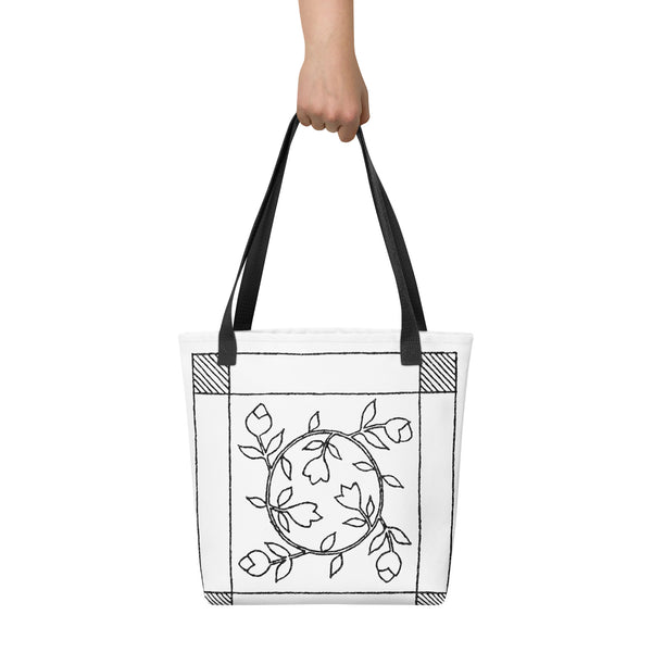 Dunton "Old Quilts" logo totebag