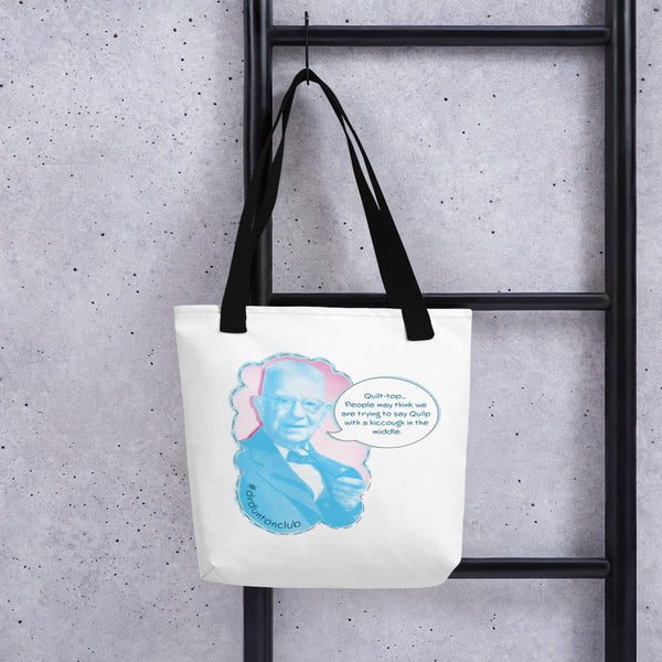 Dunton "Quilp" quote totebag