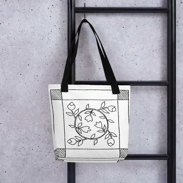Dunton "Old Quilts" logo totebag