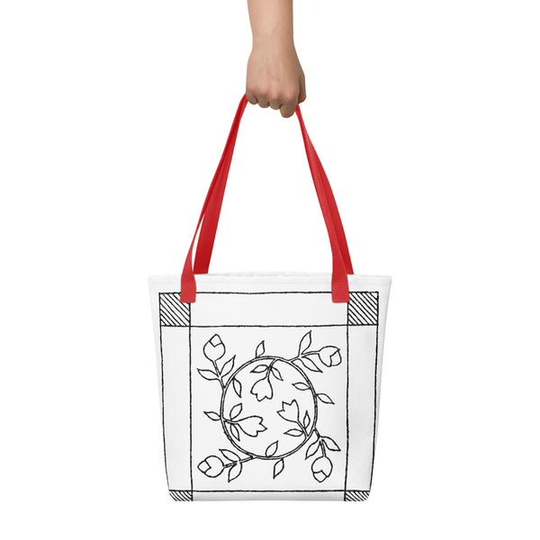 Dunton "Old Quilts" logo totebag