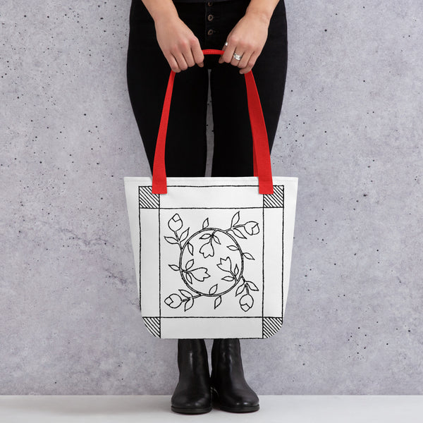 Dunton "Old Quilts" logo totebag
