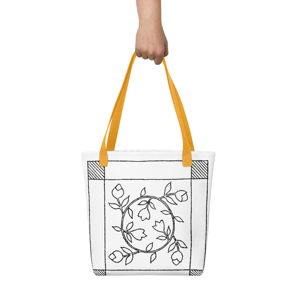 Dunton "Old Quilts" logo totebag