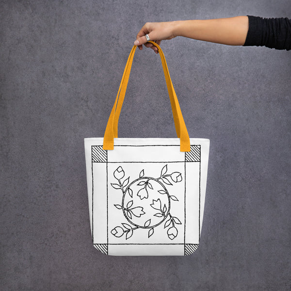 Dunton "Old Quilts" logo totebag
