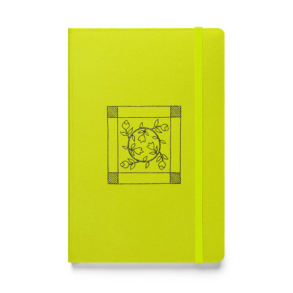 Dunton "Old Quilts" logo hardcover bound notebook