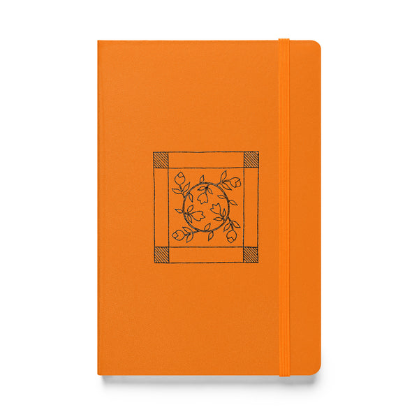 Dunton "Old Quilts" logo hardcover bound notebook