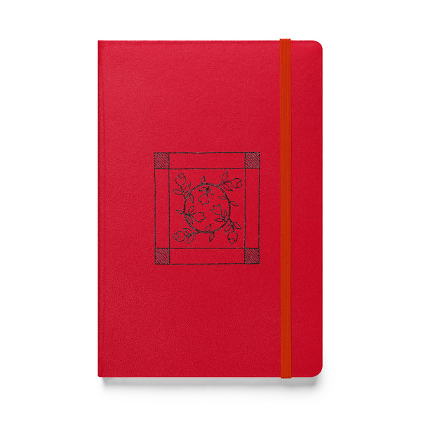 Dunton "Old Quilts" logo hardcover bound notebook