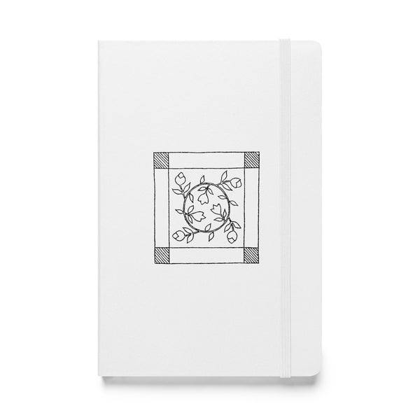 Dunton "Old Quilts" logo hardcover bound notebook