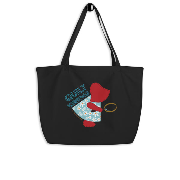 Quilt Nerding Large totebag