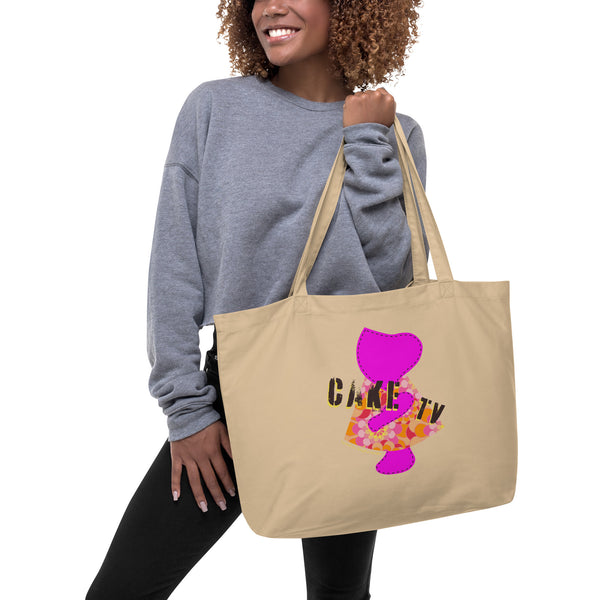 Cake TV Large Totebag