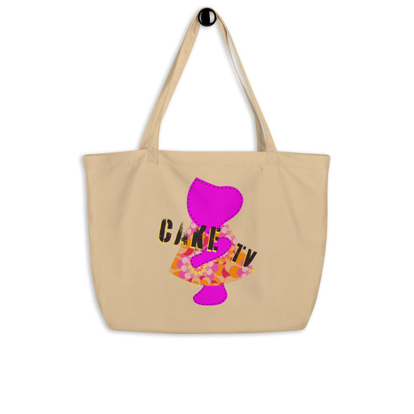 Cake TV Large Totebag
