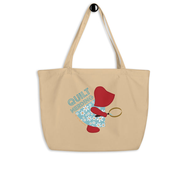 Quilt Nerding Large totebag