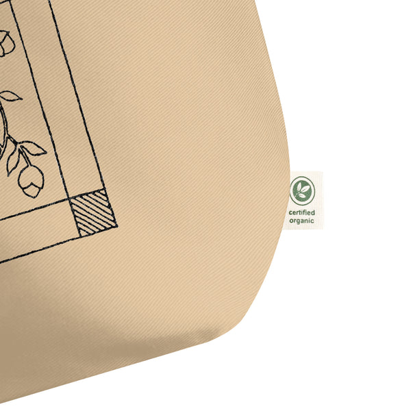Dunton "Old Quilts" logo large tote bag