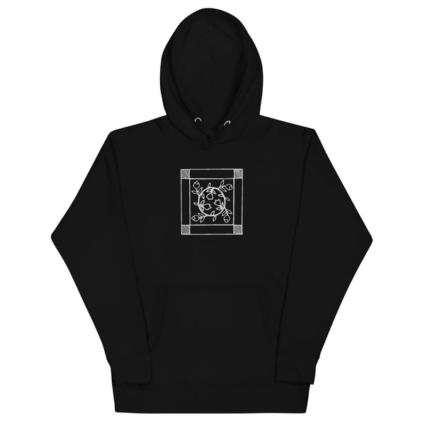 Dunton "Old Quilts" block embroidered sweatshirt
