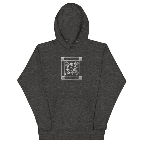Dunton "Old Quilts" block embroidered sweatshirt