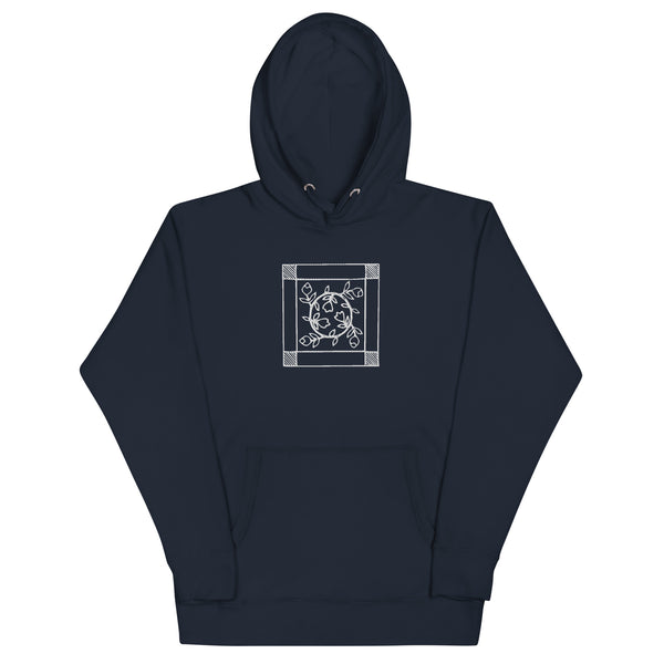 Dunton "Old Quilts" block embroidered sweatshirt