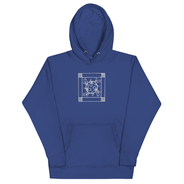 Dunton "Old Quilts" block embroidered sweatshirt