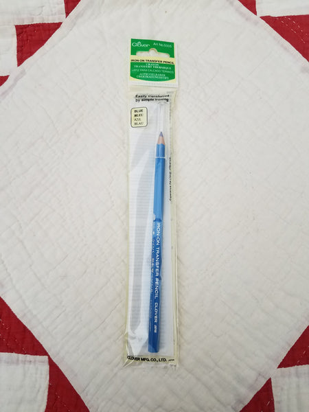 Clover Iron-on Transfer Pencil  - blue