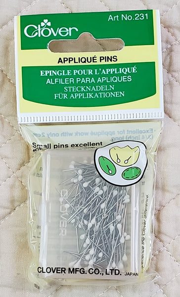 Clover applique pins