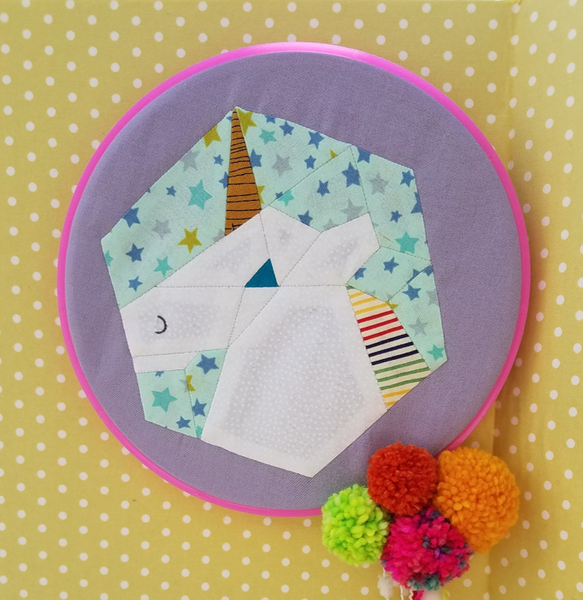 Valiant Unicorn: an English Paper Piecing Project