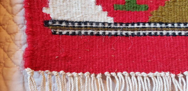 Two small, woven pieces • Mexican?