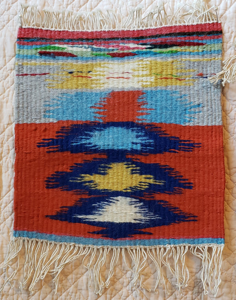 Two small, woven pieces • Mexican?