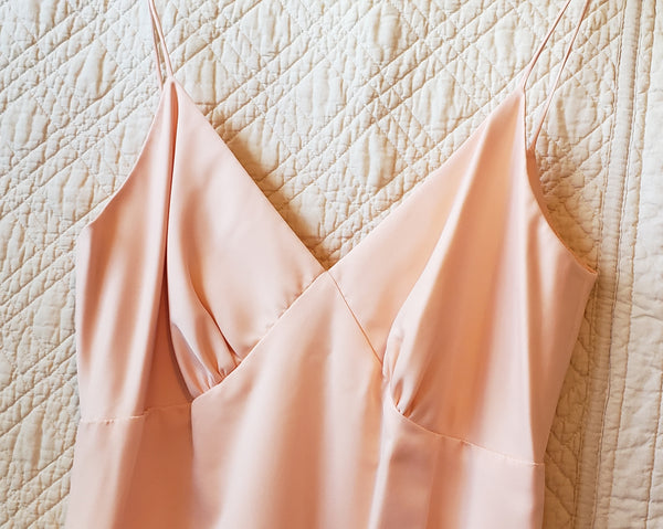 Pink formal gown • c. 1970s • never worn!