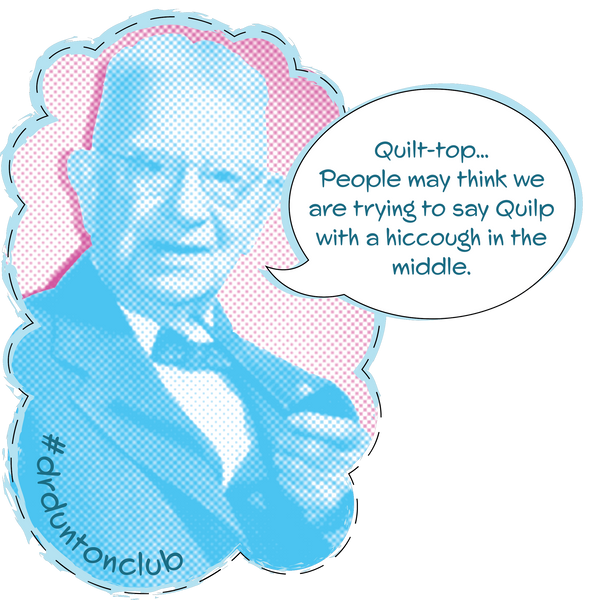 Dunton "Quilp" quote totebag