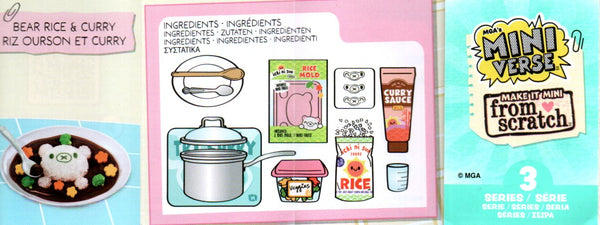 Miniverse | From Scratch - Series 3 | Bear Rice & Curry