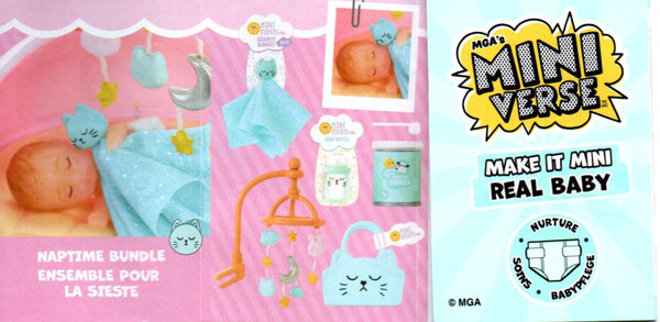 Nap Time, Blue Kitty | Make it Mini Real Baby - Nurture Series