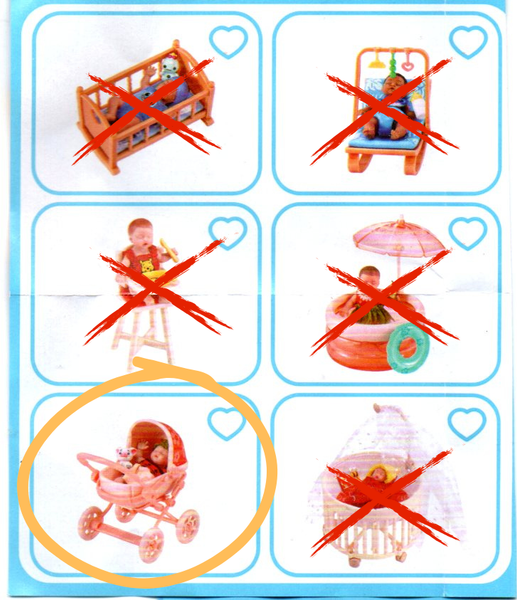 My Mini Baby, Moana Pram (stroller), Disney Series | Zuru (Minibrands)