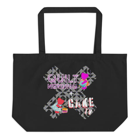 Quilt Nerding × Cake TV collab totebag