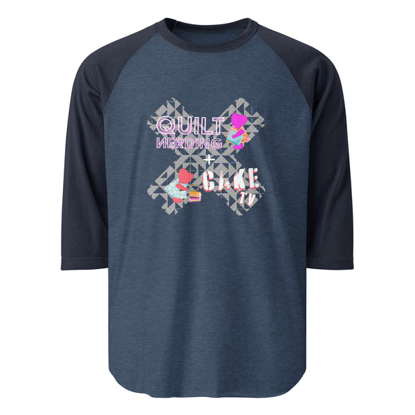 Quilt Nerding × Cake TV collab 3/4 raglan