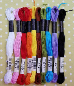 Cosmo Lecien Basic Colors 10-Skein Pack