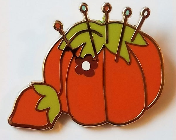 Tomato Pin Cushion Enamel Pin